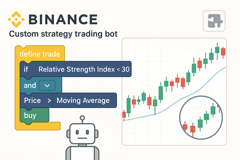 Binance Trading Bot Platform with Blockly Integration