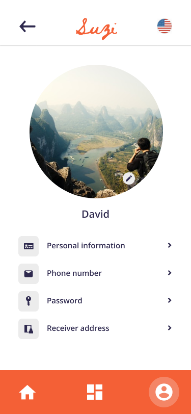 Order Customization Screen